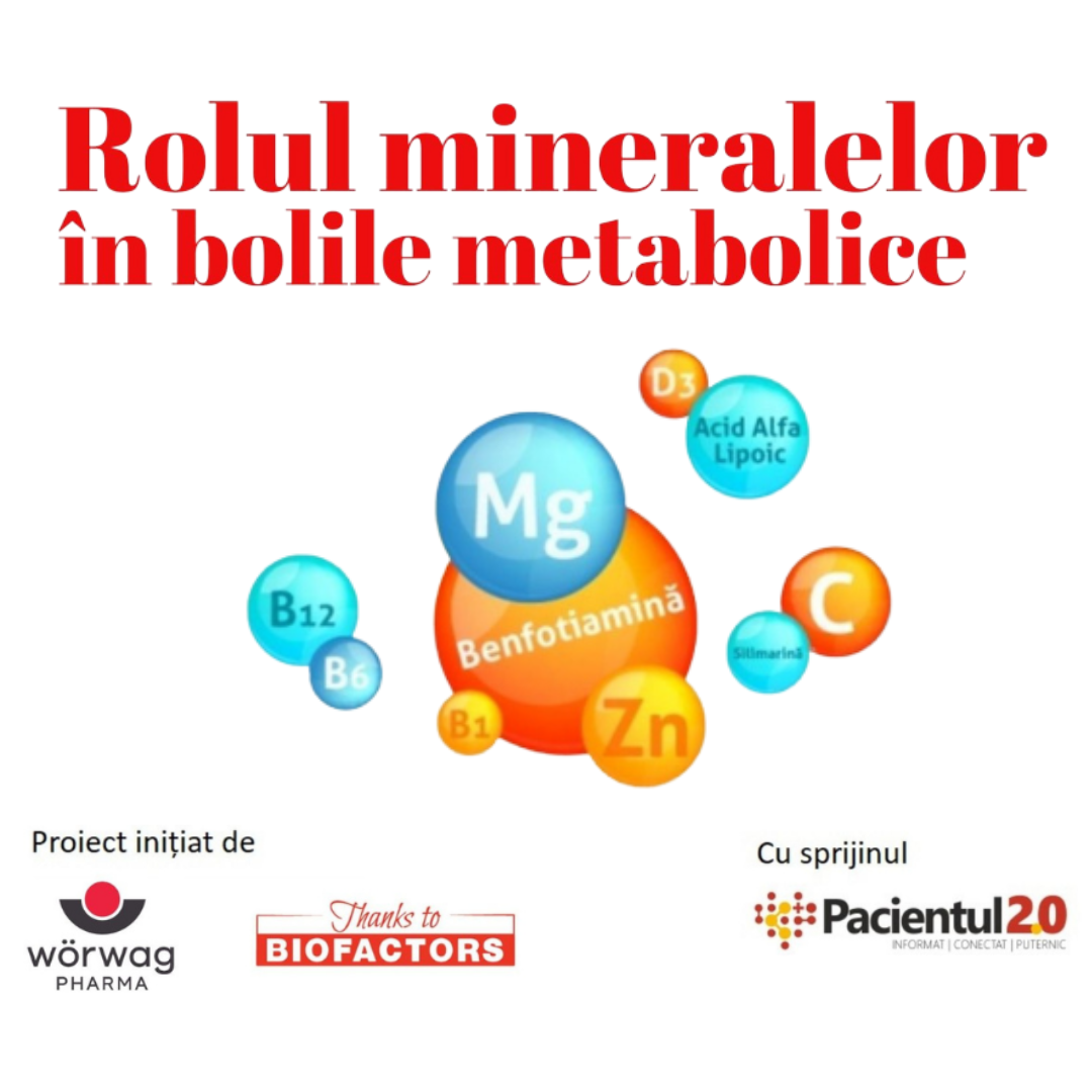 Importanța și rolul mineralelor în bolile metabolice (Mg și Zn)
